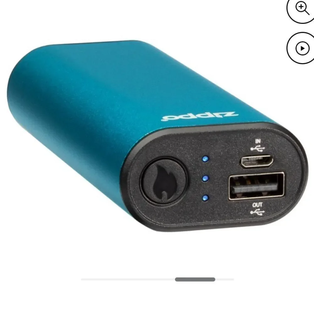 Zippo Blue HeatBank 6 Rechargeable Hand Warmer & Power Bank